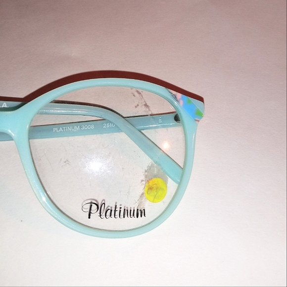 NEW 1980-1990s Rare Vintage EMA Platinum French Women's Frame Eyeglasses Deadsto - Picture 5 of 11